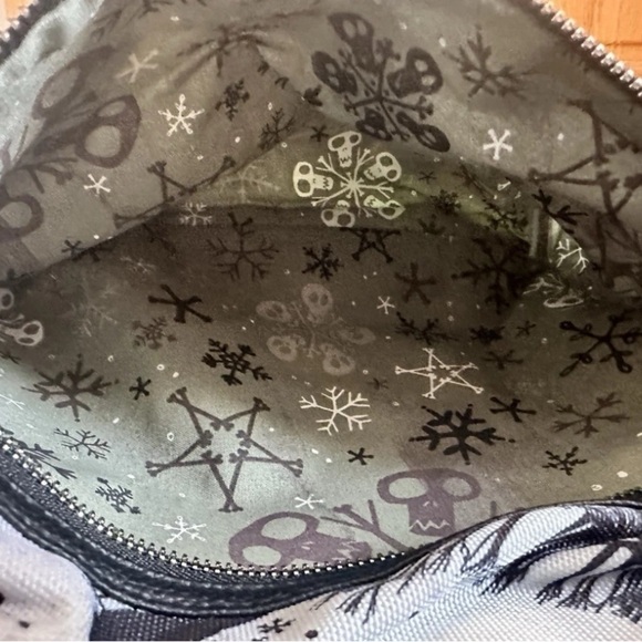 Disney Nightmare Before Christmas Holiday Backpack Snow Design NWT